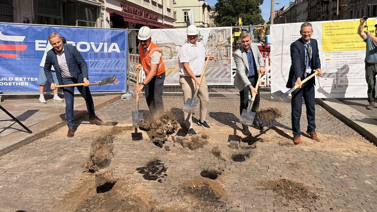 Königsbrücker Straße: Jetzt wird endlich gebaut! - Radio Dresden